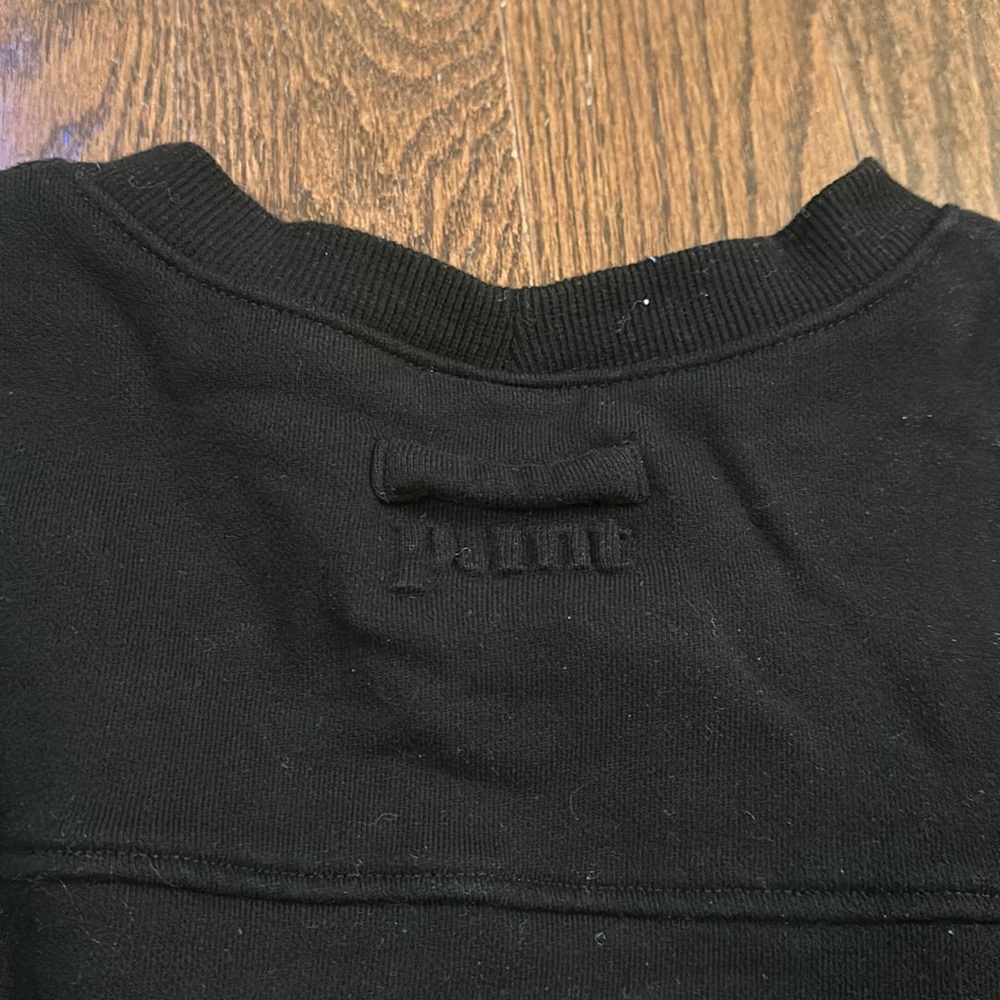 100% Cotton POINT Crop Sweater